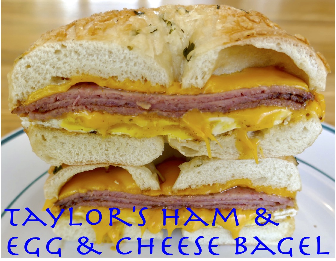 Ham Egg Cheese Bagel